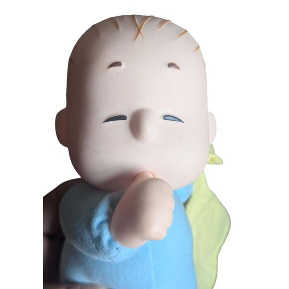 Vintage 1966 Peanuts Linus Plush Doll with Security Blanket - Picture 3 of 7